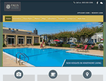 Tablet Screenshot of fallsonclearwoodapts.com